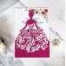 Glitter Wedding Invitation Card Personalized Custom Modern Marriage Invitation Card
